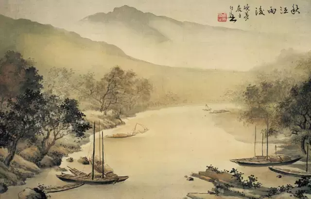 国画大家—黄幻吾山水风景画