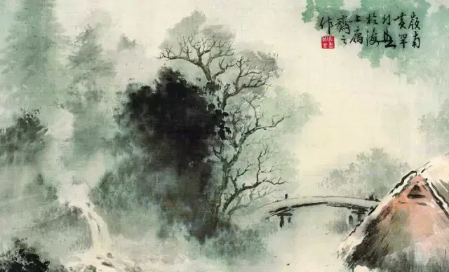 国画大家—黄幻吾山水风景画