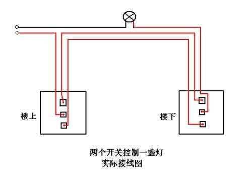 双控开关的工作原理是什么？双控开关接线图？