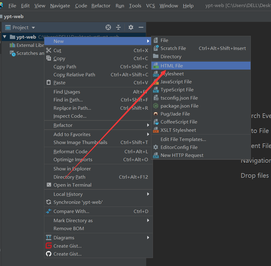 webstorm怎么用一个节点控制另一个节点（webstorm使用初步教程）