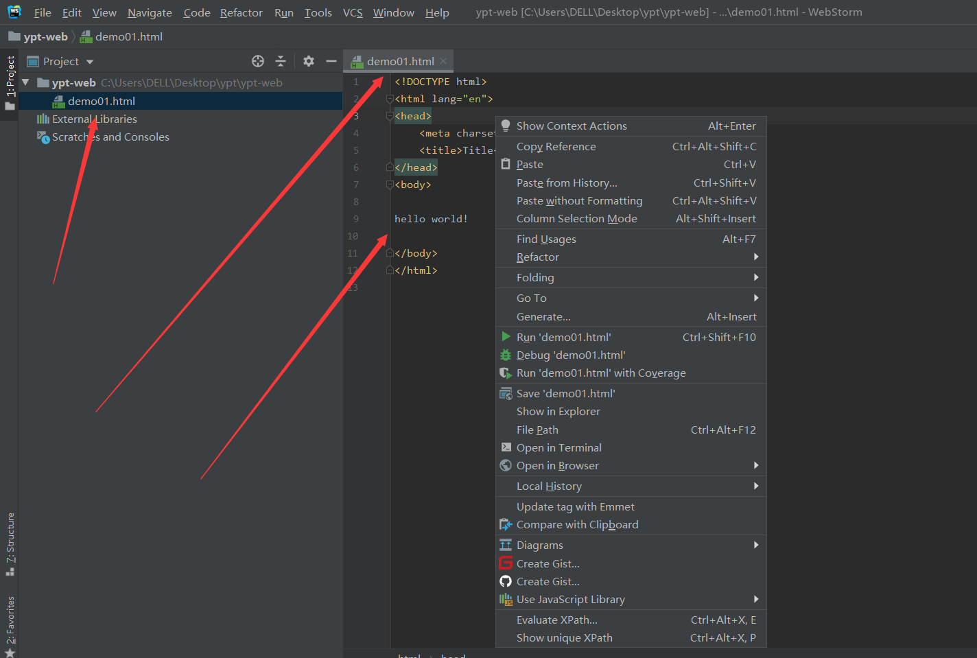 webstorm怎么用一个节点控制另一个节点（webstorm使用初步教程）