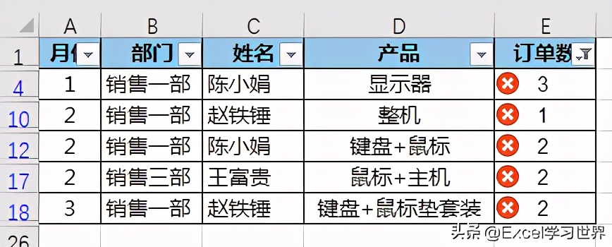 表格excel怎么筛选数据（快速筛选数据表的技巧）