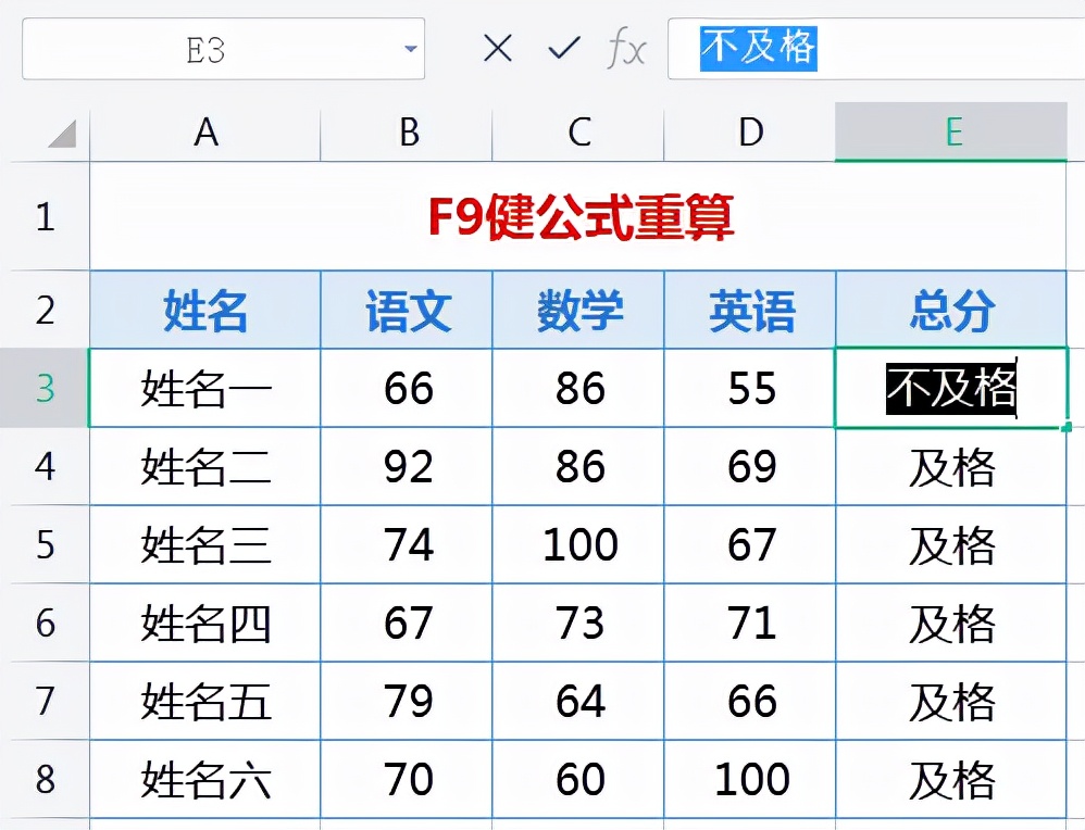 表格公式怎么设置（表格常用公式大全）