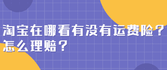 退货运费险在哪里查看（淘宝运费险理赔方法）