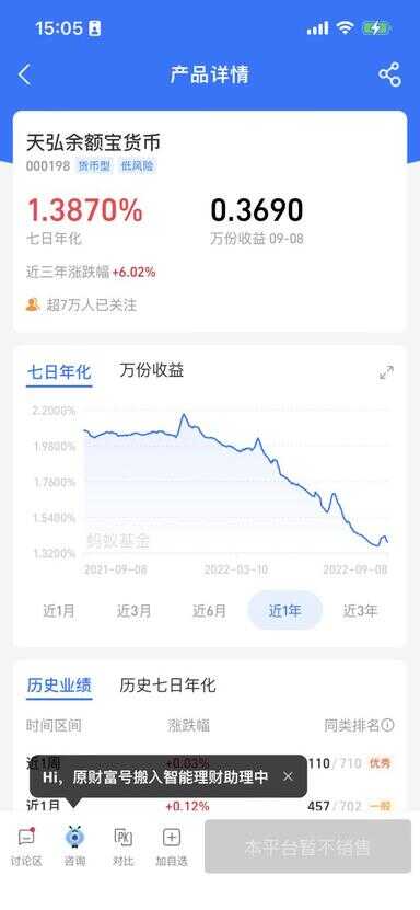 余额宝收益（46万取不出来）