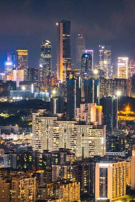 深圳夜景（深圳街景视频）