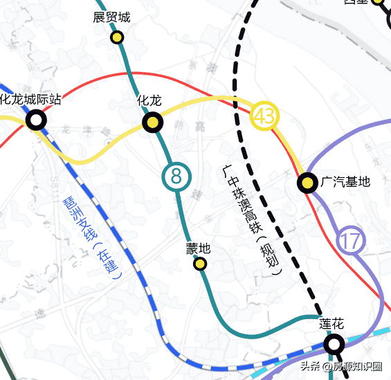 广州地铁8号线（广州地铁13号线路图全图）