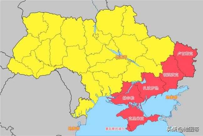 乌克兰地图位置(乌克兰国土面积多大?