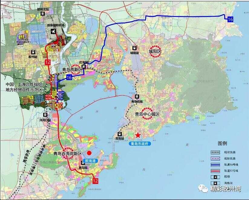 青岛地铁线路图（青岛地铁1号线详细站点地图）