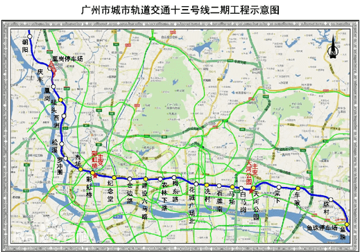 广州地铁5号线线路图（广州地铁5号线延长）
