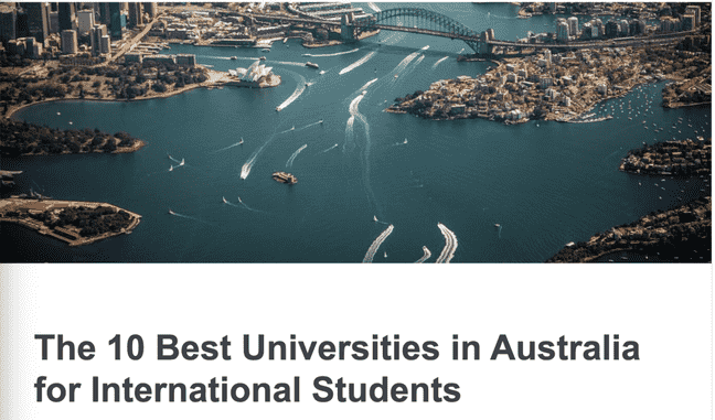 澳洲大学（为什么留学不建议去澳大利亚）