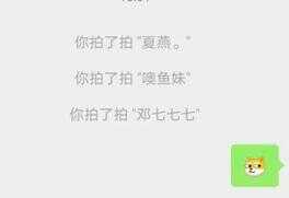 微信拍一拍怎么显示（别人拍一拍你怎么显示）