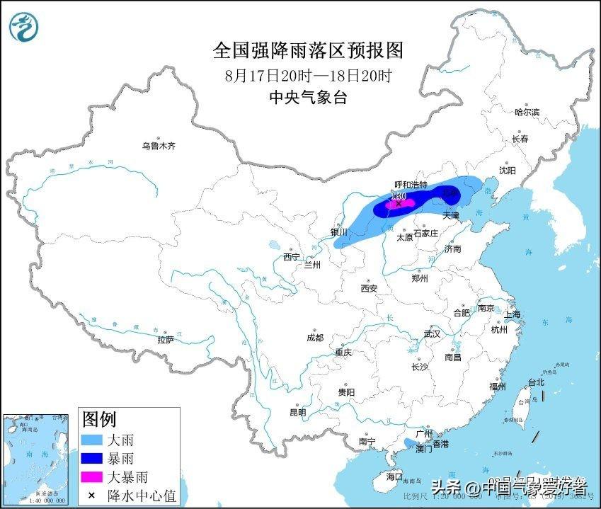 中央气象台1一7天降水卫星云图（中央气象台1一7天天气降雨预报）