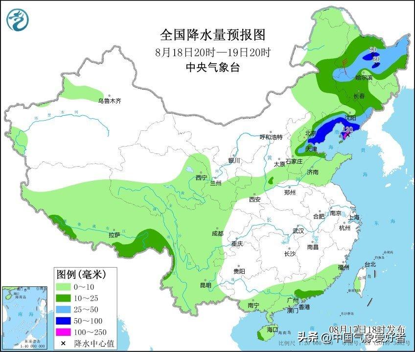 中央气象台1一7天降水卫星云图（中央气象台1一7天天气降雨预报）