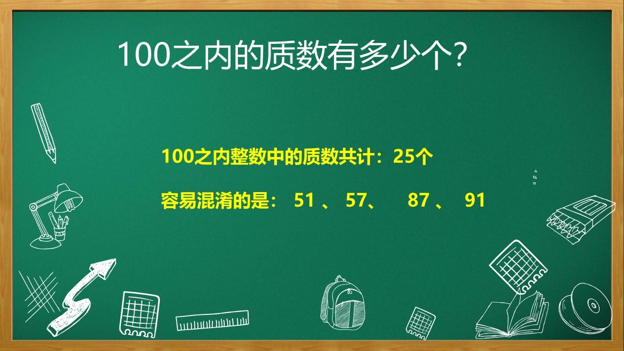 100之内的质数哪25个，容易混淆的只要记住这4个就行