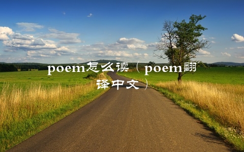 poem怎么读（poem翻译中文）