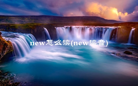 new怎么读(new读音)