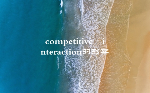 competitive（interaction的形容词）