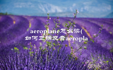 aeroplane怎么读(如何正确发音aeroplane)