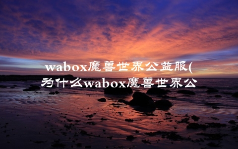 wabox魔兽世界公益服(为什么wabox魔兽世界公益服备受玩家青睐)