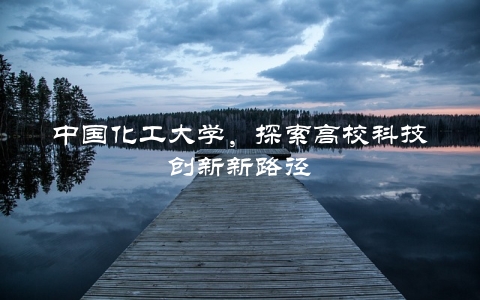 中国化工大学，探索高校科技创新新路径