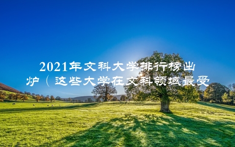 2021年文科大学排行榜出炉（这些大学在文科领域最受青睐）