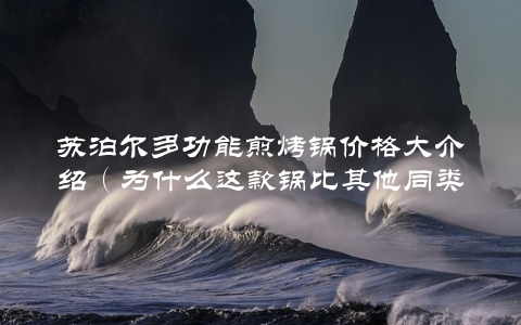 苏泊尔多功能煎烤锅价格大介绍（为什么这款锅比其他同类产品更值得购买）