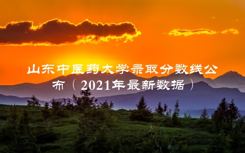 山东中医药大学录取分数线公布（2021年最新数据）