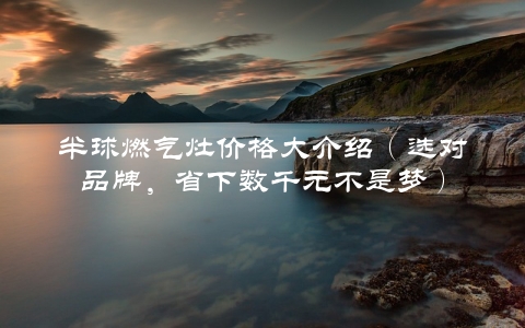 半球燃气灶价格大介绍（选对品牌，省下数千元不是梦）