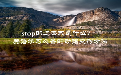 stop的过去式是什么？（英语学习必备的动词变形方法）