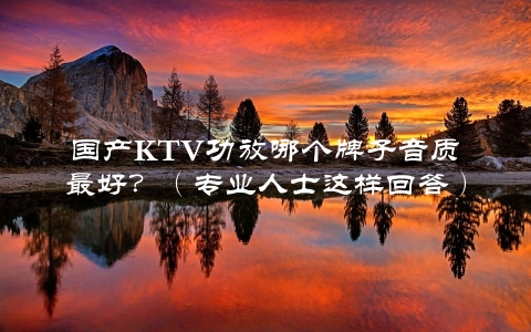 国产KTV功放哪个牌子音质最好？（专业人士这样回答）