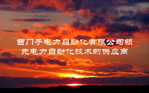 西门子电力自动化有限公司领先电力自动化技术的供应商