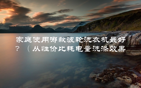 家庭使用哪款波轮洗衣机最好？（从性价比耗电量洗涤效果三方面分析）