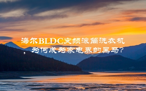 海尔BLDC变频滚筒洗衣机，为何成为家电界的黑马？