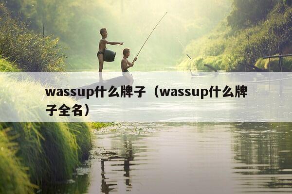 wassup什么牌子（wassup什么牌子全名）