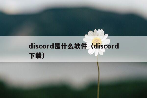 discord是什么软件（discord下载）