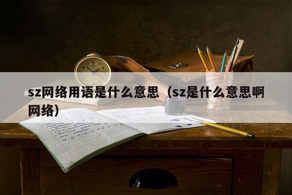 sz网络用语是什么意思（sz是什么意思啊网络）