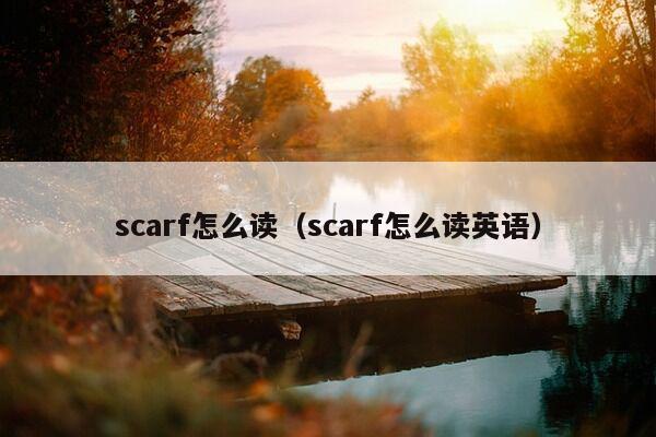 scarf怎么读（scarf怎么读英语）