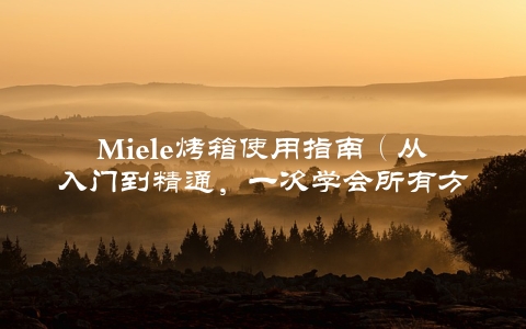 Miele烤箱使用指南（从入门到精通，一次学会所有方法）