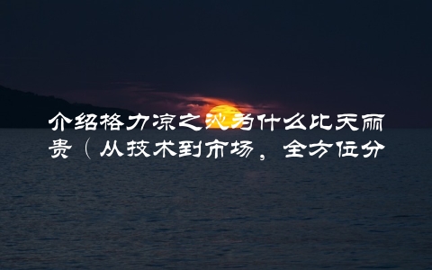 介绍格力凉之沁为什么比天丽贵（从技术到市场，全方位分析）