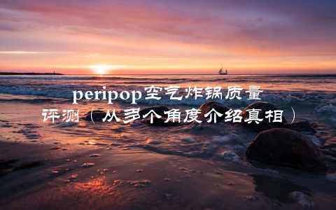 peripop空气炸锅质量评测（从多个角度介绍真相）